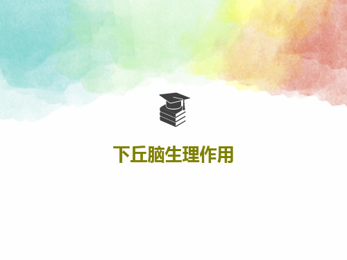 下丘脑生理作用PPT23页