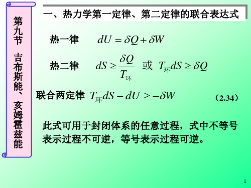 热力学第二定律自由能(3)