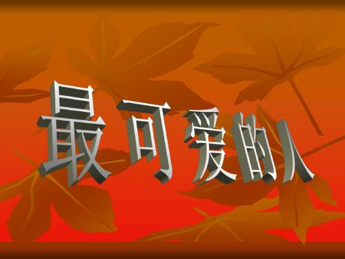 八年级历史下册第2课《最可爱的人》PPT课件