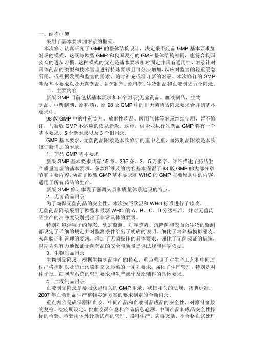 新版GMP增加内容