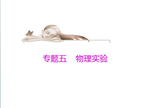 2019高考物理二轮精编课件典例尝试+整理归纳+预测演练：力学实验(38页)