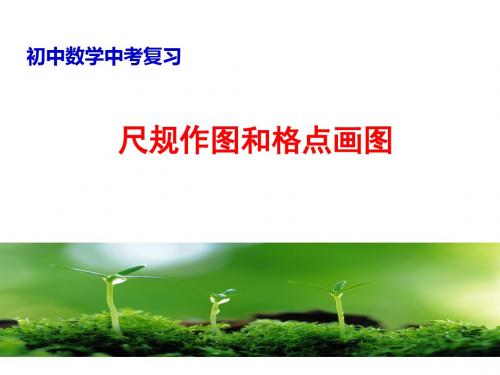 中考数学冲刺复习——格点及尺规作图(共21张PPT)