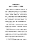 2018上半年安全总结