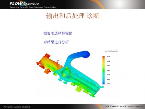 FLOW3D铸造_进阶培训_输出选项