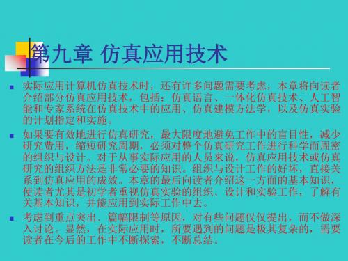第九章仿真应用技术-PPT精选