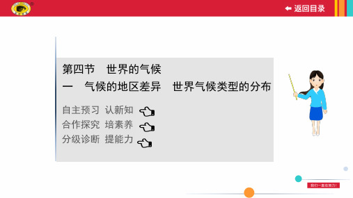 最新人教版七年级上册地理同步课件3.4.1气候的地区差异、世界气候类型的分布