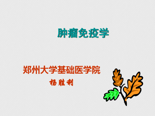 《肿瘤免疫学》PPT课件