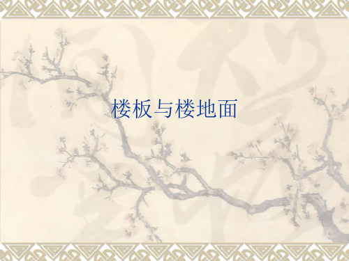 楼板与楼地面