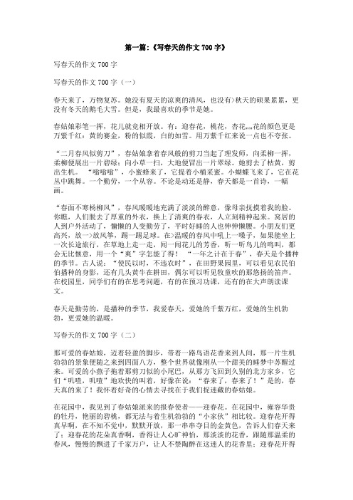 看见700字作文