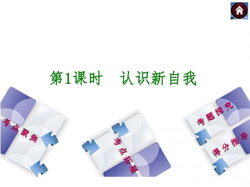 2015中考思想品德复习：认识新自我最新版