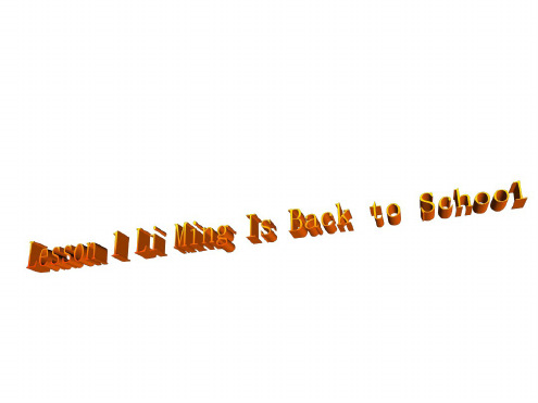 八年级英语li-ming-is-back-to-school课件