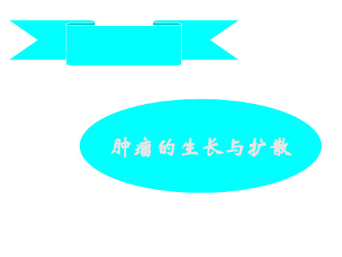 肿瘤的生长与扩散