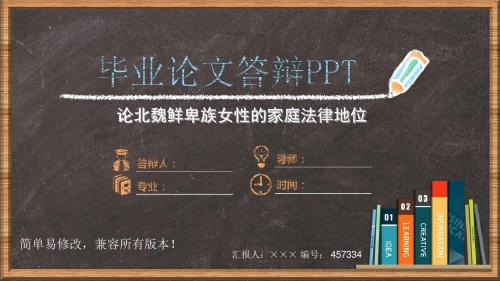 中南财经政法大学本科毕业论文开题报告书答辩ppt模板