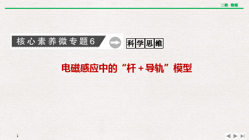 核心素养微专题6  电磁感应中的“杆+导轨”模型