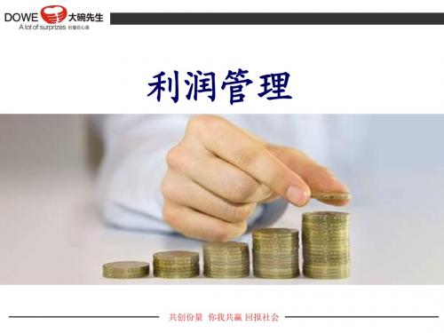 利润管理幻灯片