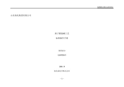 4电解槽操作