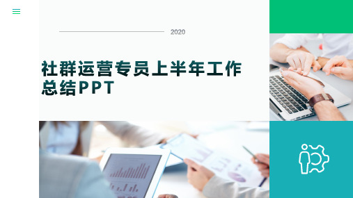 社群运营专员上半年工作总结PPT