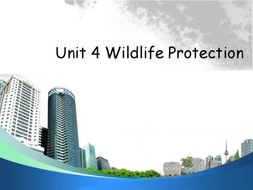 高一人教必修2 Unit 4 Wildlife Protection