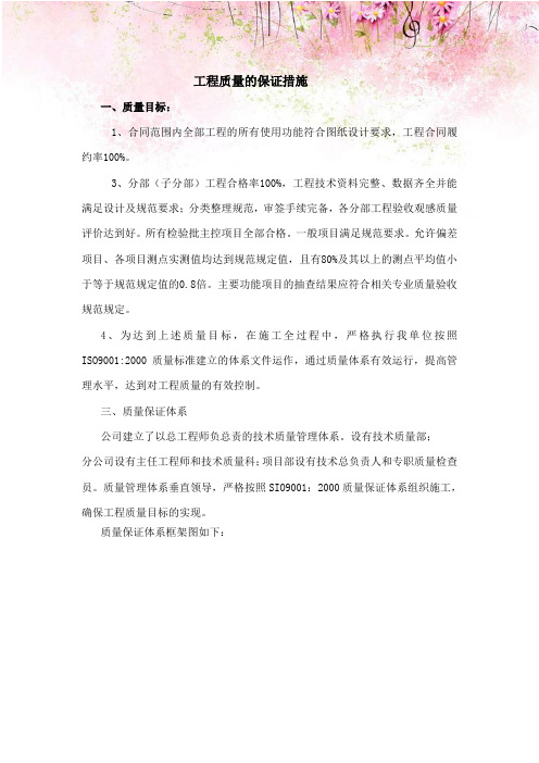 医院施工工程质量的保证措施