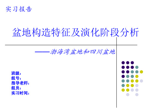 盆地构造特征及演化阶段分析-实习报告
