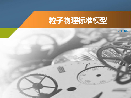 粒子物理标准模型要点