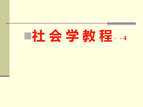 社会学4社会角色和人的社会化PPT课件