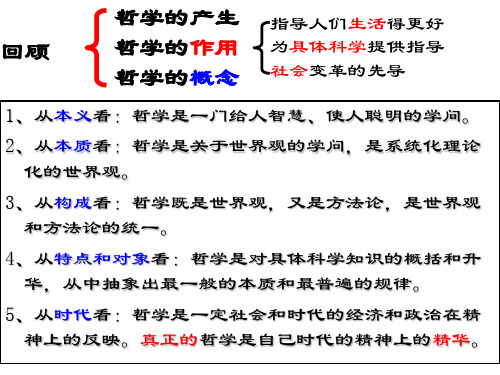 公开课高中政治必修四课件：世界的物质性
