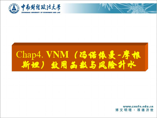 第四章VNM效用函数与风险升水全解