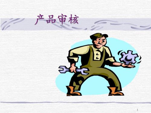 产品审核教材