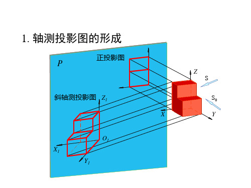 正等测轴测图的画法2