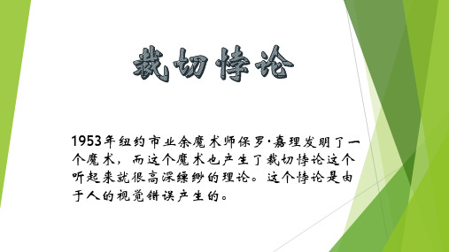 消失的正方形--简单PPT演示