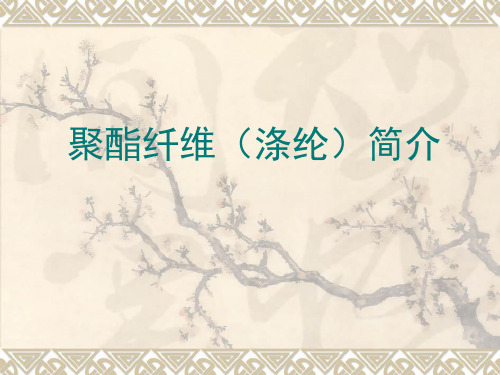 聚酯纤维涤纶简介PPT课件