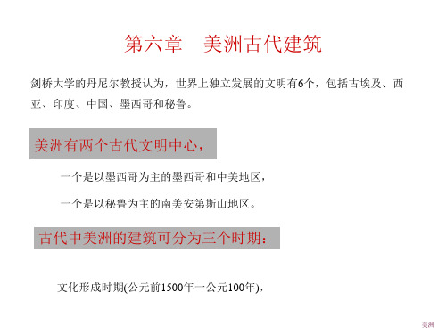 第六章  美洲古代建筑
