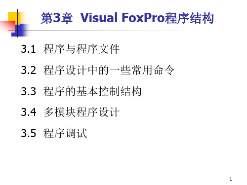 第3章_Visual_FoxPro程序结构