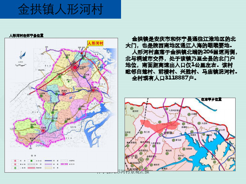 怀宁县人形河村景观汇报