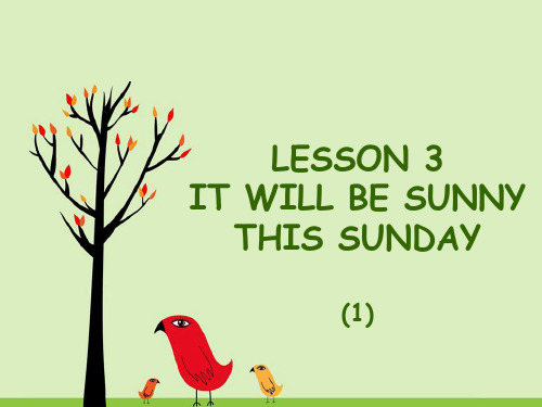 科普版英语六年级上册教学_Book 6A Lesson 3课件
