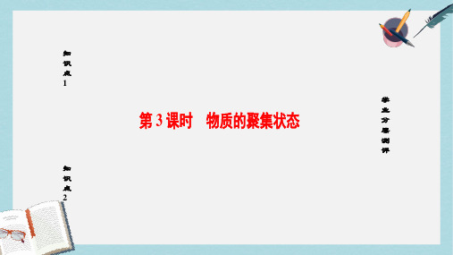 高中化学专题1化学家眼中的物质世界第1单元丰富多彩的化学物质第3课时物质的聚集状态课件苏教版必修1