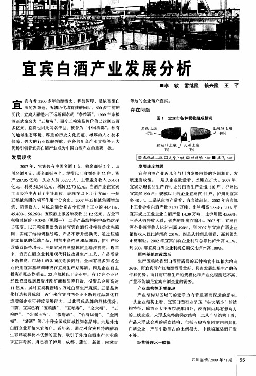 宜宾白酒产业发展分析