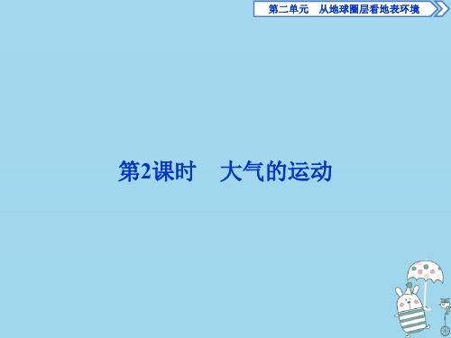 新教材高中地理第二单元从地球圈层看地表环境2.1大气圈与大气运动第2课时大气的运动课件鲁教版必修第一册