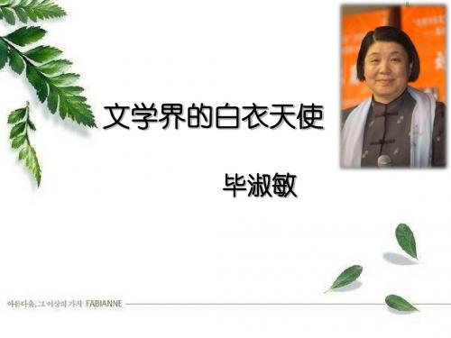 简介毕淑敏