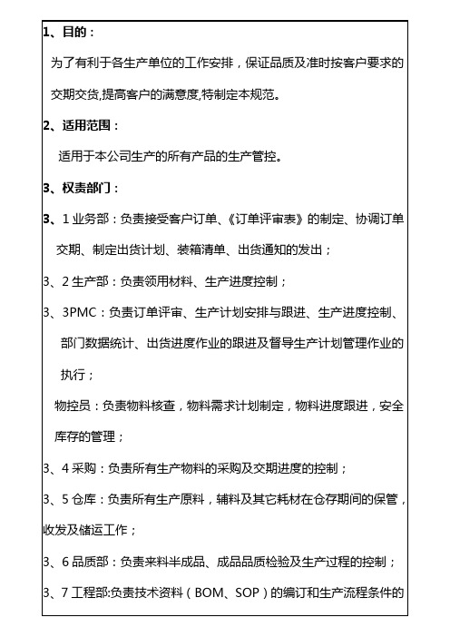 订单评审计划控制程序