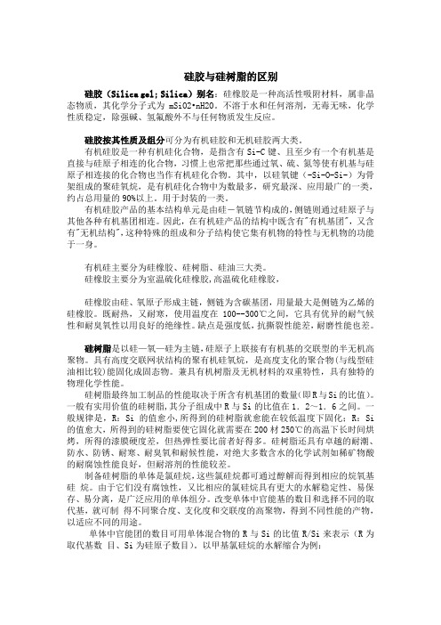 (推荐)硅胶与硅树脂的区别