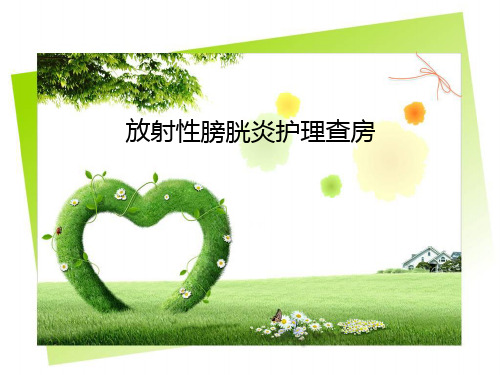 放射性膀胱炎护理查房全解