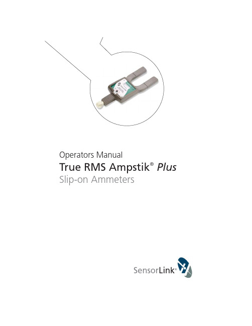 真实RMS Ampstik Plus抗干扰电流测量器操作手册说明书
