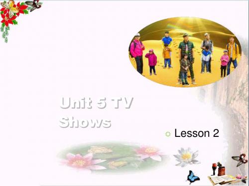 五年级英语上册Unit5TVShows(Lesson2)ppt课件人教新起点