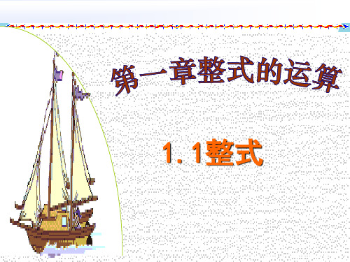 北师大版七年级数学下册第一章《整式》精品课件