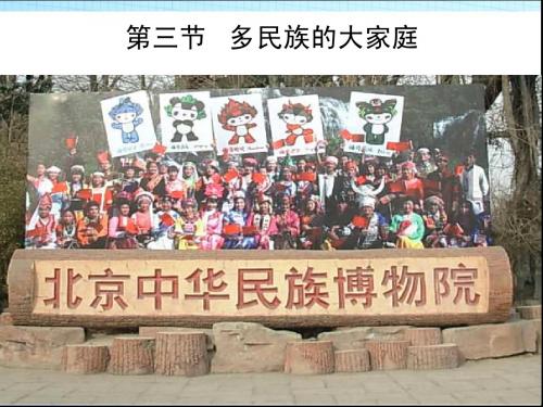 第一章第三节 多民族的大家庭课件