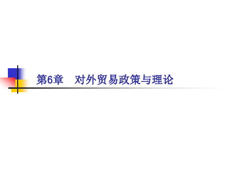 第六章对外贸易政策与理论.pptx
