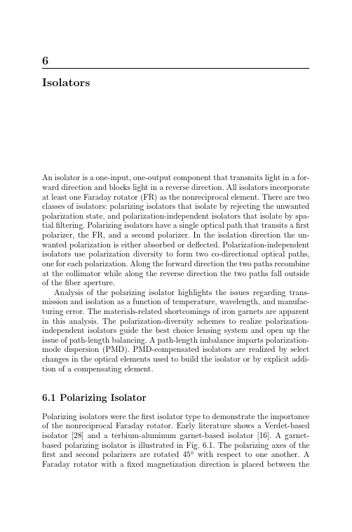 6.Isolators