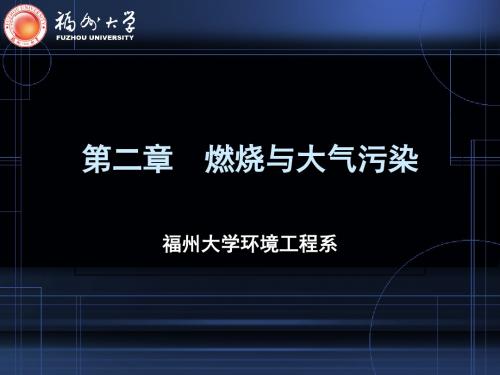 第二章  燃烧与大气-PPT精选文档